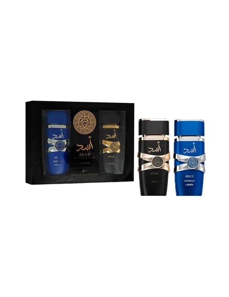 Set Anniversary Asad & Asad Zanzibar 100ml – Lattafa | Escents