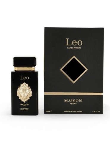Maison Asrar Leo Eau de Parfum Unisex 100 ml | Profumo Ambrato e Legnoso – Escents Parfum Bar