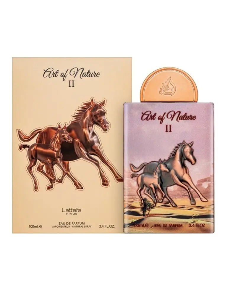Lattafa Pride Art Of Nature II Eau de Parfum Unisex 100 ml | Profumo Ambrato e Legnoso – Escents Parfum Bar