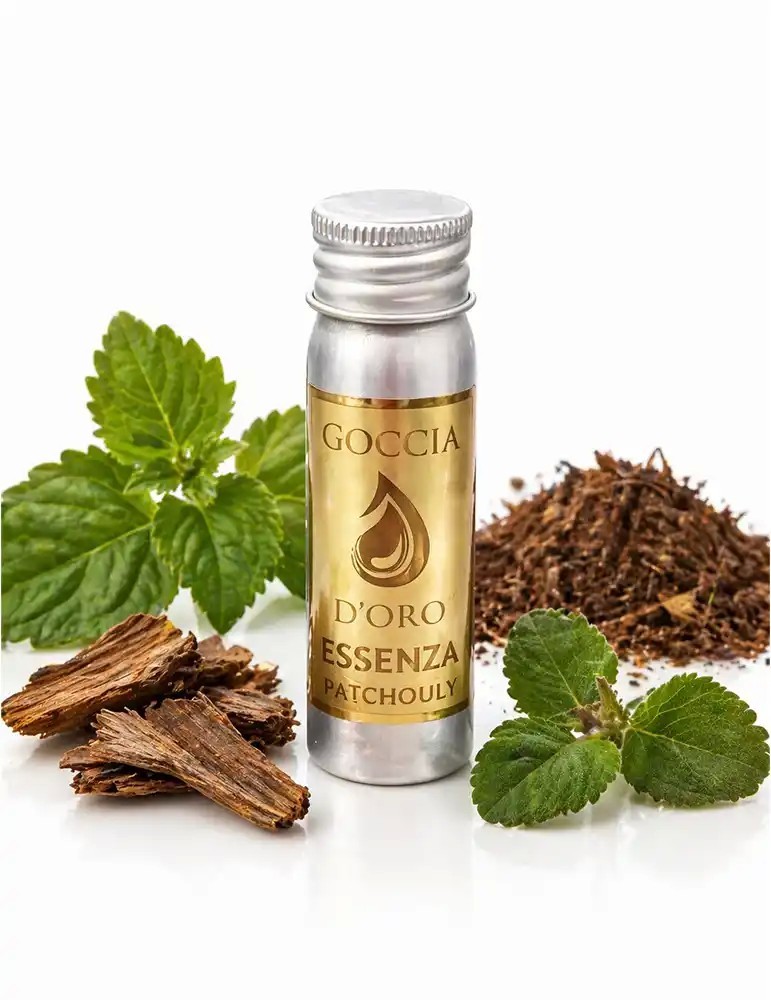 Olio Profumato Patchouli Goccia d’Oro | Intenso e Persistente